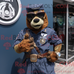Mascot character of a Rust...