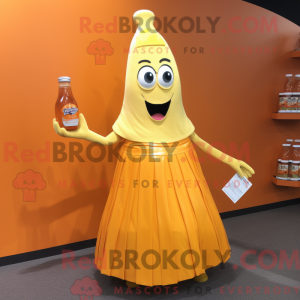 Mascottefiguur van een...