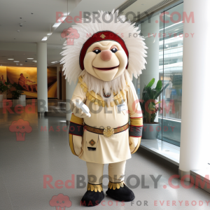 Mascottefiguur van een...