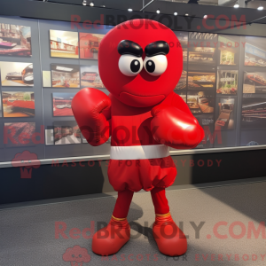 Mascot character of a Red...