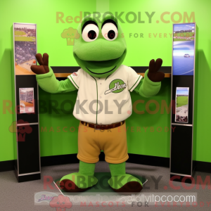 Mascot character of a Olive...