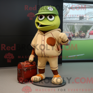Mascot character of a Olive...