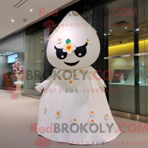 Mascot character of a White...