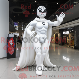 Mascot character of a White...