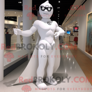 Mascot character of a White...