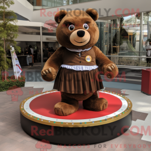 Personaje mascota de un oso...