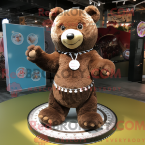 Mascottefiguur van een...