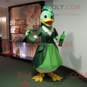 Mascot karakter van een...