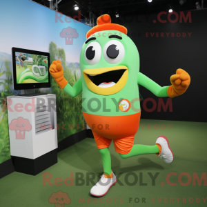 Mascottekarakter van een...