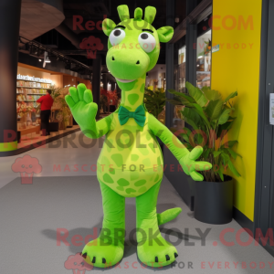 Mascot karakter van een...