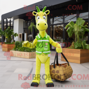 Mascot karakter van een...