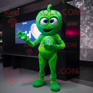 Green Heart maskot drakt...