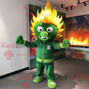 Mascottefiguur van een...