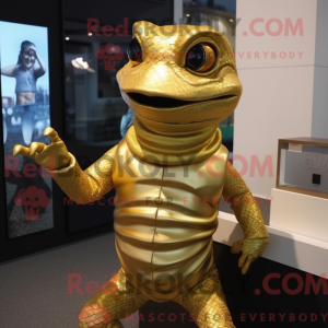Mascot character of a Gold...