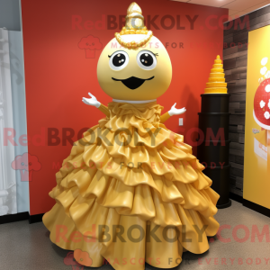 Mascottefiguur van een...