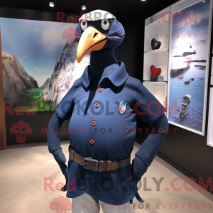 Maskotkarakter af en Navy...