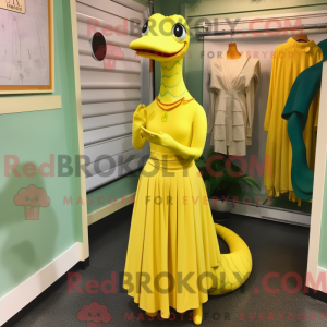 Mascottefiguur van een...