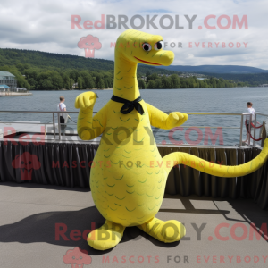 Mascottefiguur van een...