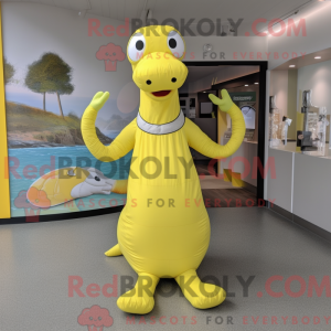 Mascottefiguur van een...