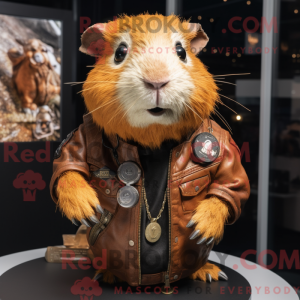 Maskot postava rezavého...