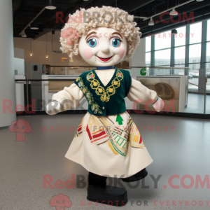 Mascottefiguur van een...