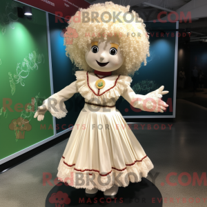 Mascot character of a Cream...