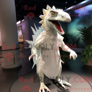 Mascot character of a White...