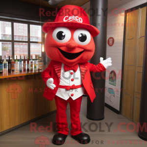 Mascot character of a Red...