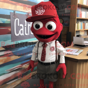 Mascot character of a Red...