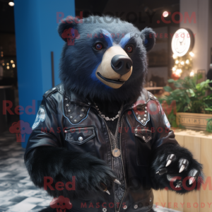 Personnage mascotte d ours...
