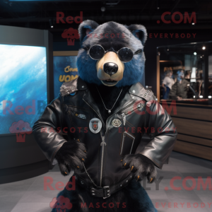Mascot character of a Blue...
