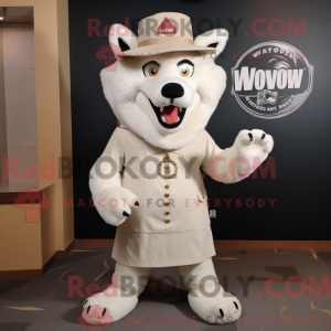 Mascot character of a Cream...