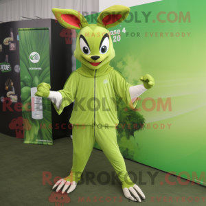 Mascot character of a Lime...