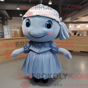 Mascot character of a Gray...