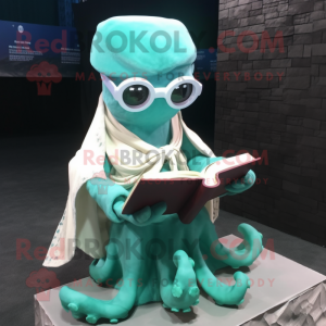 Teal Octopus mascotte...