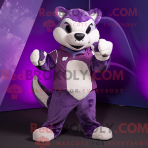 Postava maskota Purple...