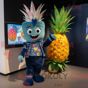 Mascot character of a Navy...