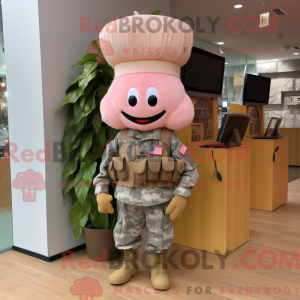 Mascot character of a Peach...
