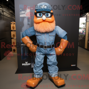 Personagem de máscara de um...