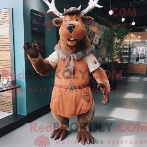 Mascottekarakter van een...