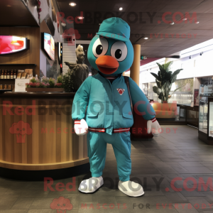 Mascot karakter van een...