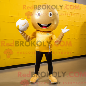 Mascot character of a Gold...