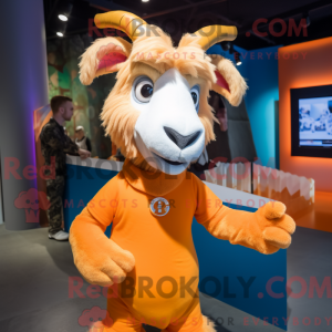 Mascottefiguur van een...