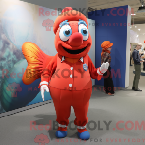 Mascot character of a Red...