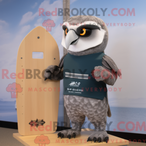 Mascot character of a Gray...