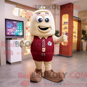 Mascot karakter van een Tan...