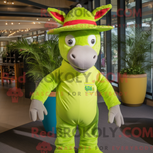 Personaggio mascotte asino...
