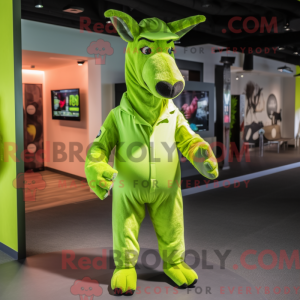 Mascottefiguur van een...