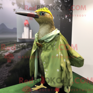 Mascottefiguur van een...