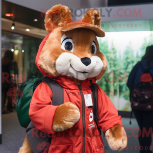 Mascot character of a Red...